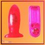 Crystal Anal Butt Plug Vibrating AD-013