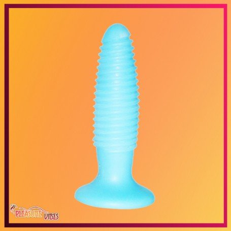 Ribbed Fat Anal Dildo AD-010