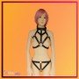 Sexy Leather Bondage Strap-Style String Body Harness BDSM-024
