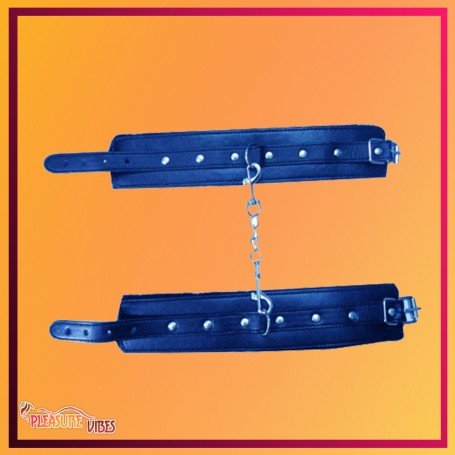 Premium Leather Naughty Nurse Wrist Cuffs Bondage Gear BDSM-021