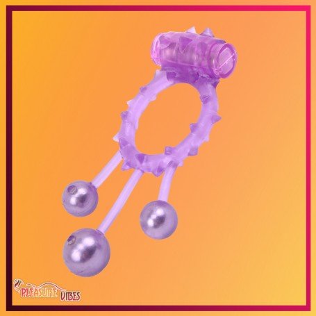 Vibrating Ball Banger Cock Ring Vibrator CR-007