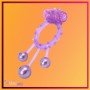 Vibrating Ball Banger Cock Ring Vibrator CR-007