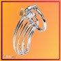 Stainless Steel Iron Wire Male Chastity Lock BDSM-016