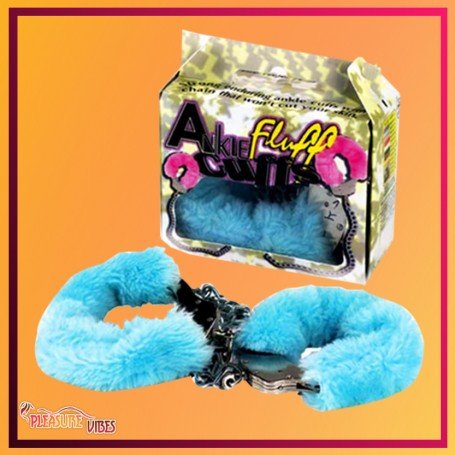 Ankle Fluff Cuffs with Keys BDSM-012