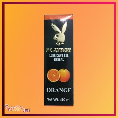 Playboy Lubricant Water Based Gel-Orange Flavoured CGS-033