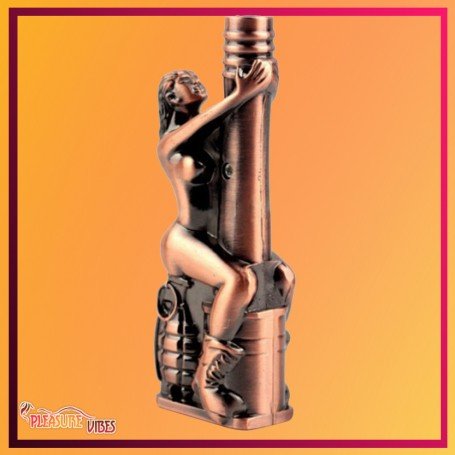 Firedog Women with Grenade Windproof Cigarette Lighter AG-004