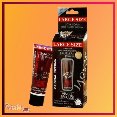 Jaguar Power Ultra Foam Penis Enlargement Cream 50ml PEC-001
