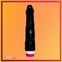 Super Natural Black Silicone Realistic Vibrator RSV-011