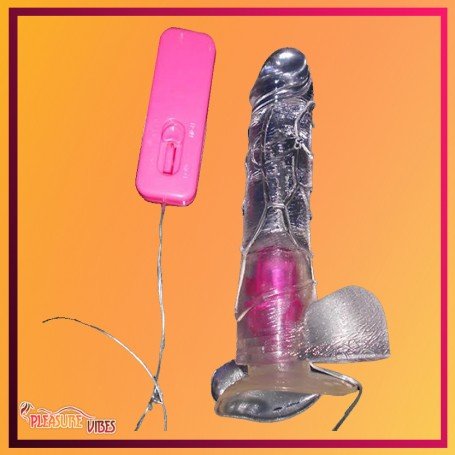 Crystal Lover Jelly Realistic Vibrator with Suction Cup RSV-065