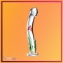 Flower Crystal Glass Dildo Sex Toy GD-004