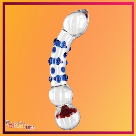 Flower Crystal Glass Dildo Sex Toy GD-003