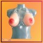 Silicone Breast 550 gms/pair with Transperant Bra SBP-001