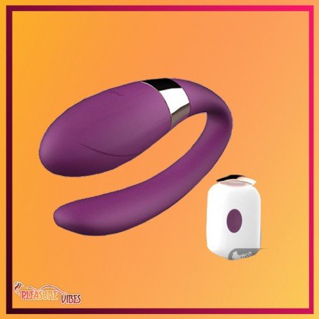 Wearable U Shape Remote Control Clitoris Luxury Vibrator LXV-030