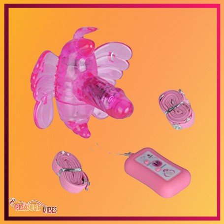 Butterfly Remote Control Strap On Vibrator SO-009