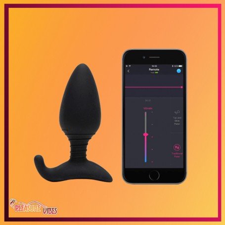 Lovense Hush App Controlled Vibrating Butt Plug (1.5 inch/1.75 inch) ACV-004