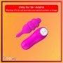 Purple Bullet Vibrator with 12 Vibration Settings BV-042