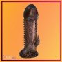 Ultra Flexible soft cock sleeve penis extender PES-017