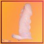 Solid Dotted Head Penis Extension Sleeve Skin Color PES-027
